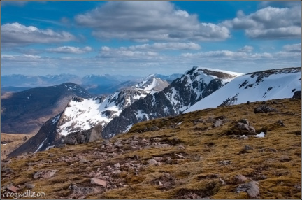 Aonach Beag and the Mamores